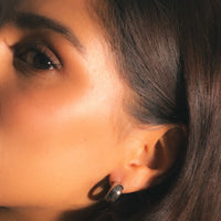 Huggies Earrings - Silver